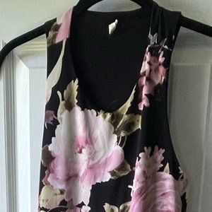 Black Floral Maxi Maternity Dress from Pinkblush